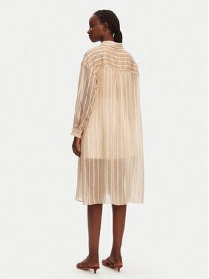 LOLA CASADEMUNT Koszula LS2515045 Beżowy Relaxed Fit