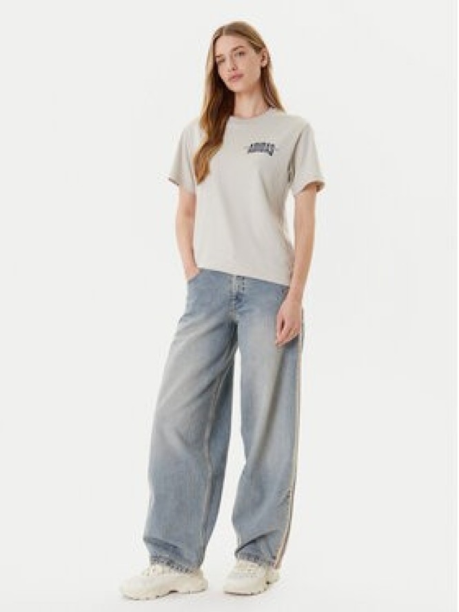 adidas T-Shirt Collegiate Graphic JM4348 Beżowy Regular Fit