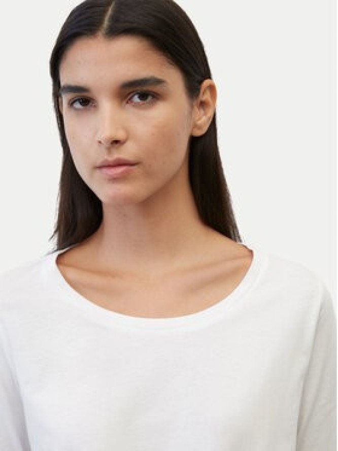 Marc O'Polo Bluzka B01 2072 52235 Biały Regular Fit