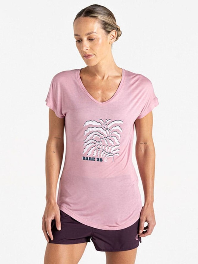 Dare 2b Koszulka sportowa "Serene Tee" w kolorze jasnoróżowym rozmiar: 40