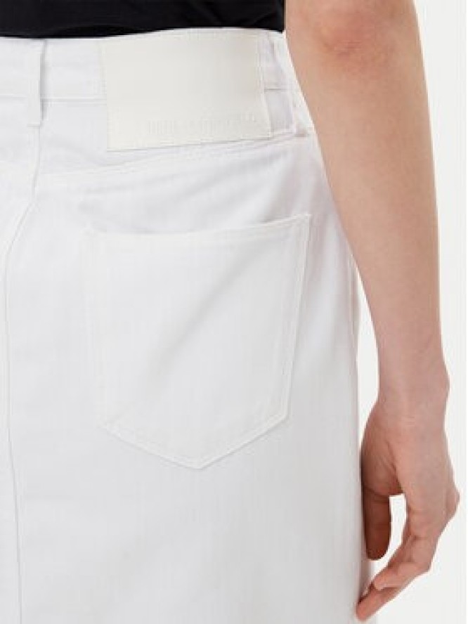 KARL LAGERFELD Spódnica jeansowa A2W12020 Biały Regular Fit