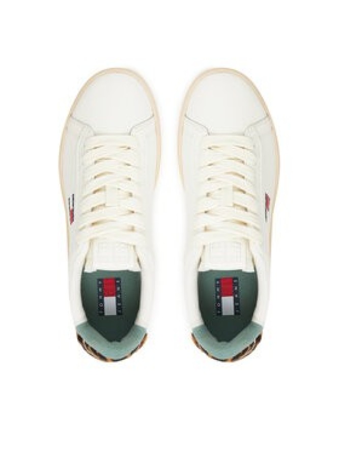 Tommy Jeans Sneakersy Archive '98 Leopard EN0EN02909 Biały