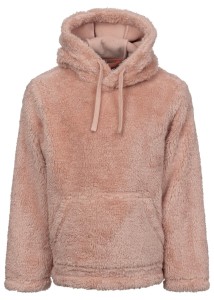 2058 Temoni — polarowa bluza z kapturem unisex, Mid Rose