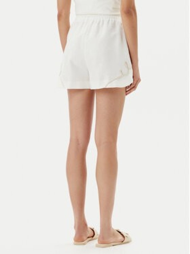 ACCESS FASHION Szorty materiałowe 53-5060-133 Biały Loose Fit