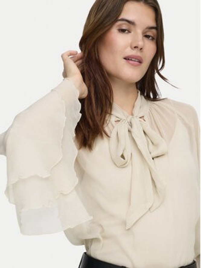 ONLY Bluzka Peninna 15367241 Beżowy Regular Fit