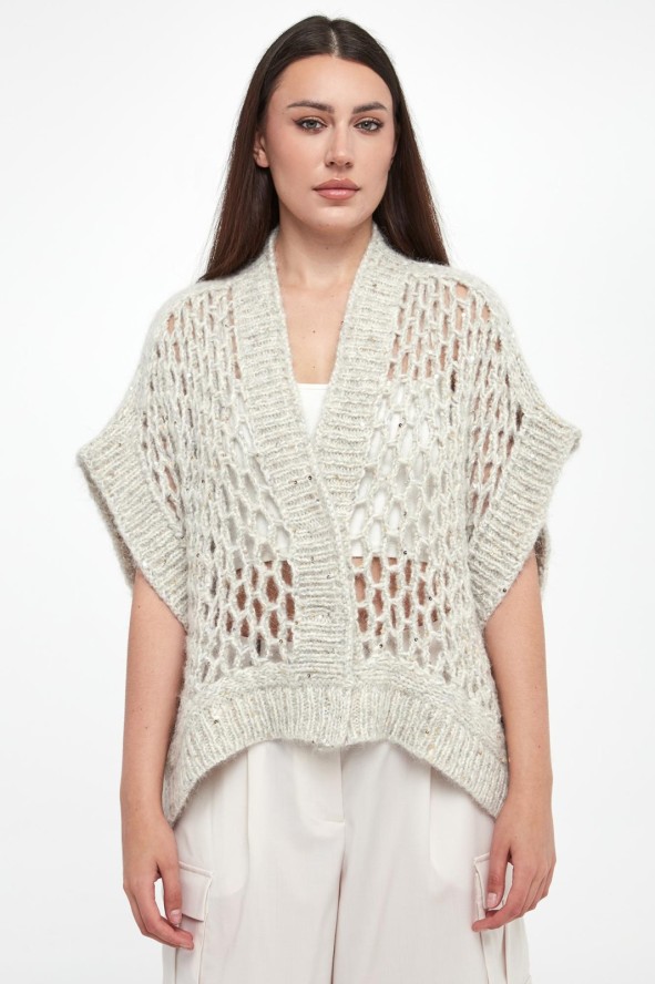 Kardigan damski z alpaki PESERICO