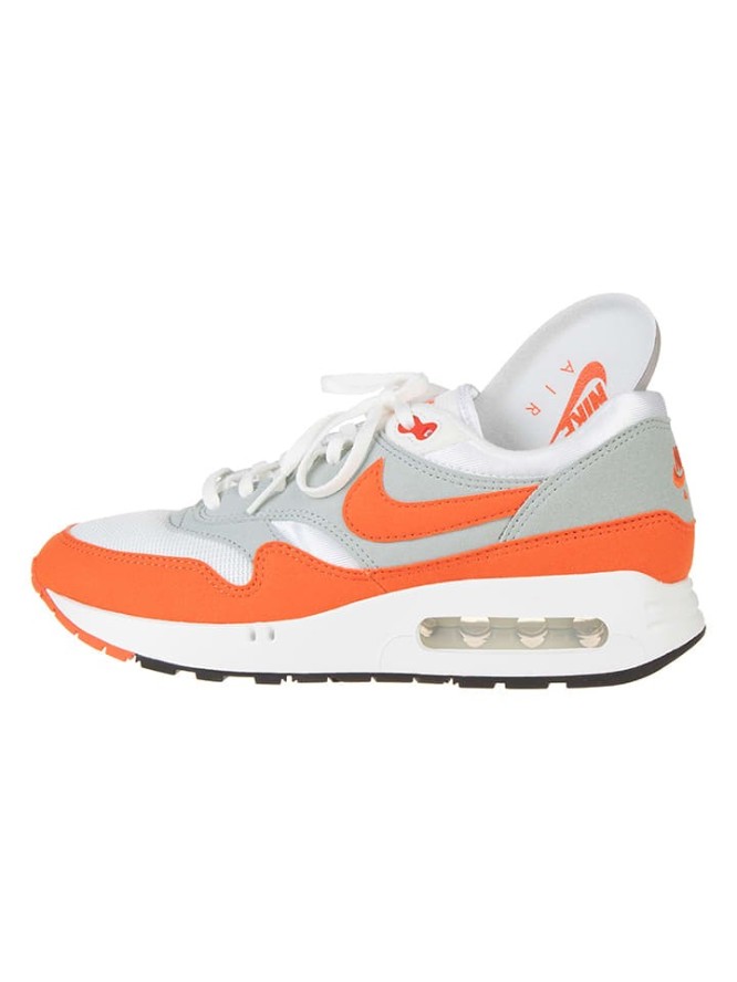 Nike Skórzane sneakersy "Air Max 1 '86 OG" w kolorze pomarańczowo-szaro-białym rozmiar: 40