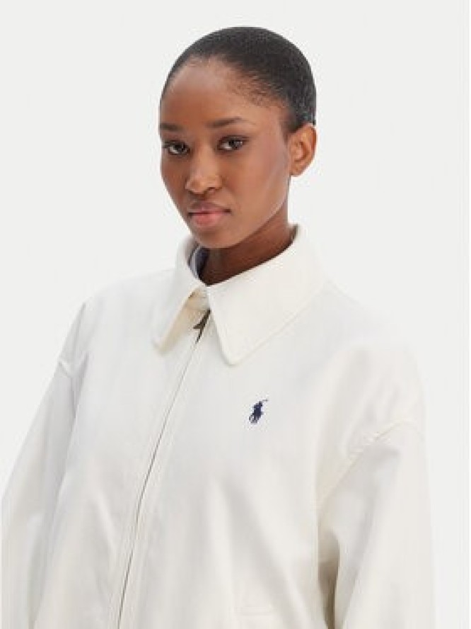 Polo Ralph Lauren Kurtka przejściowa 211A96311001 Écru Oversize