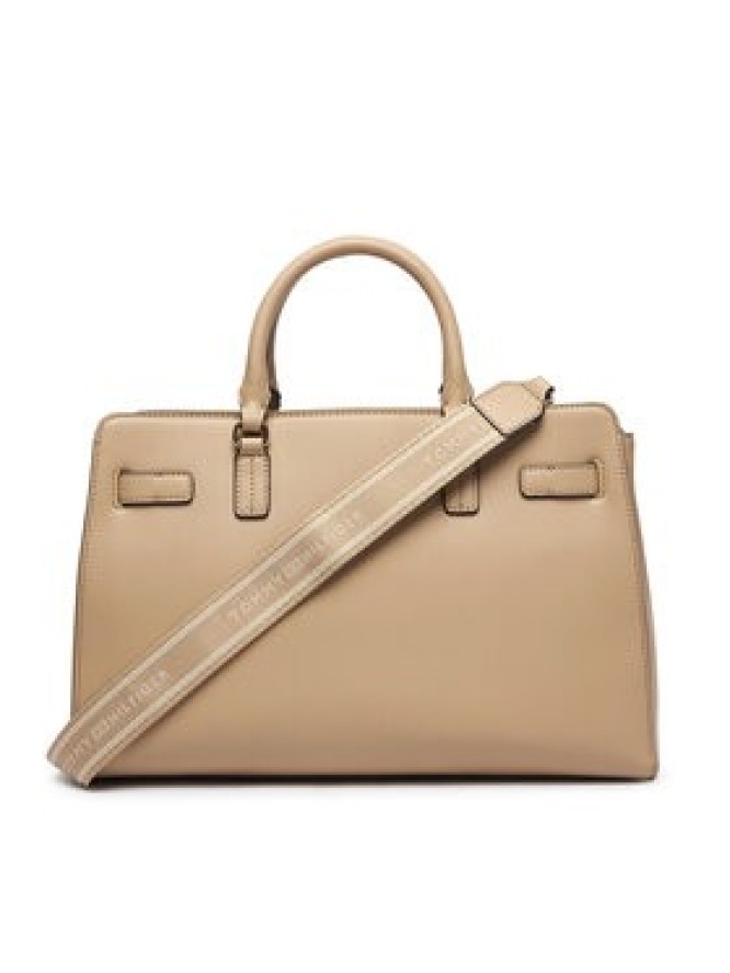 Tommy Hilfiger Torebka Th Joy Satchel AW0AW19067 Beżowy