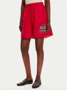 PINKO Szorty materiałowe Lewis 105243 A2M7 Czerwony Regular Fit