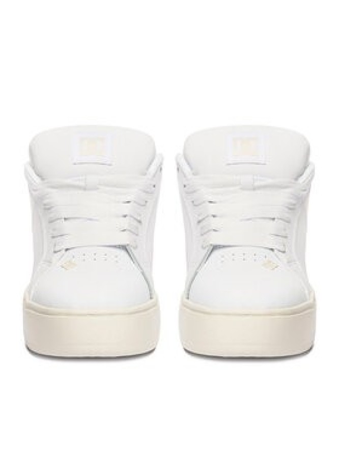 DC Shoes Sneakersy EO-COURT GRAFFIK PLATFORM DC02422102 Biały