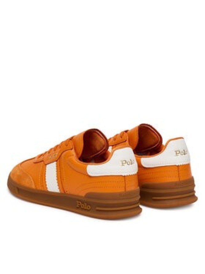 Polo Ralph Lauren Sneakersy Aera 804956688007 Pomarańczowy