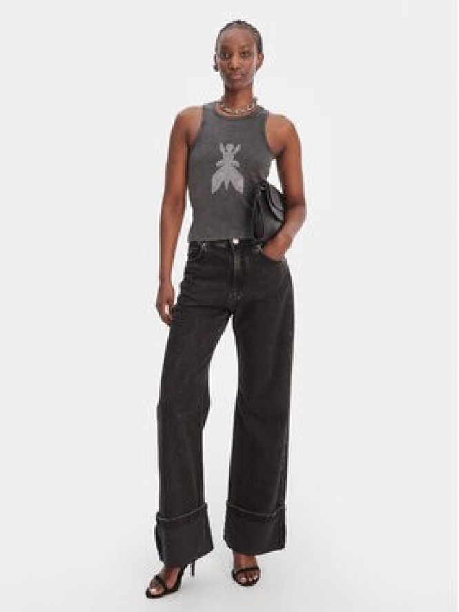 Patrizia Pepe Top 8M1768/J373-S763 Szary Slim Fit