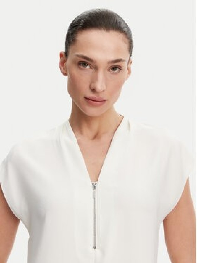 Calvin Klein Bluzka K20K208188 Biały Regular Fit