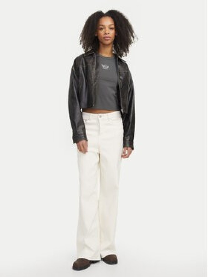 JJXX T-Shirt Gigi 12277657 Szary Stretch Fit