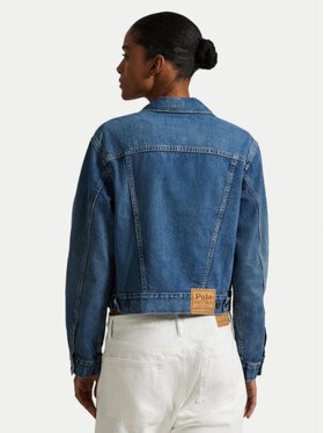 Polo Ralph Lauren Kurtka jeansowa 211969408001 Niebieski Relaxed Fit