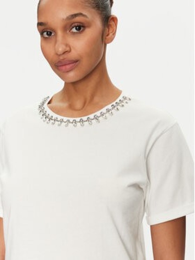 Morgan T-Shirt 251-DOUTI Biały Regular Fit