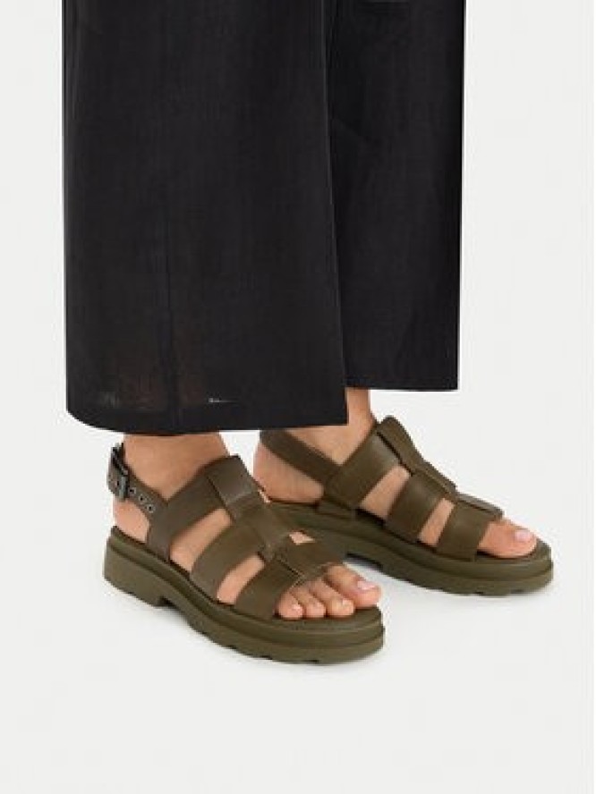 Clarks Sandały Orinoco3 Strap 26186489 Zielony
