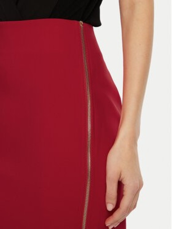 Rinascimento Spódnica ołówkowa CFC0121919003 Czerwony Regular Fit