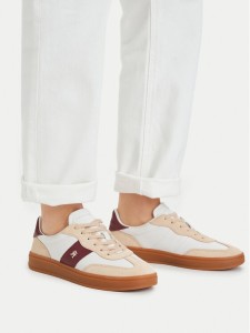 Tommy Hilfiger Sneakersy Premium Heritage FW0FW09497 Beżowy