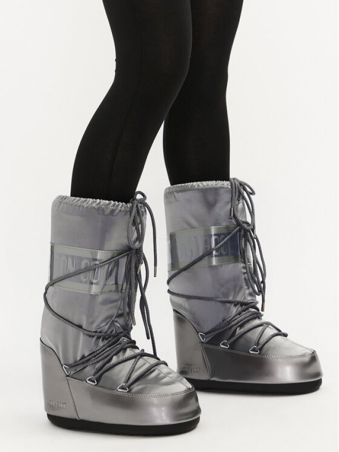 Moon Boot Śniegowce 80D1401680 Srebrny
