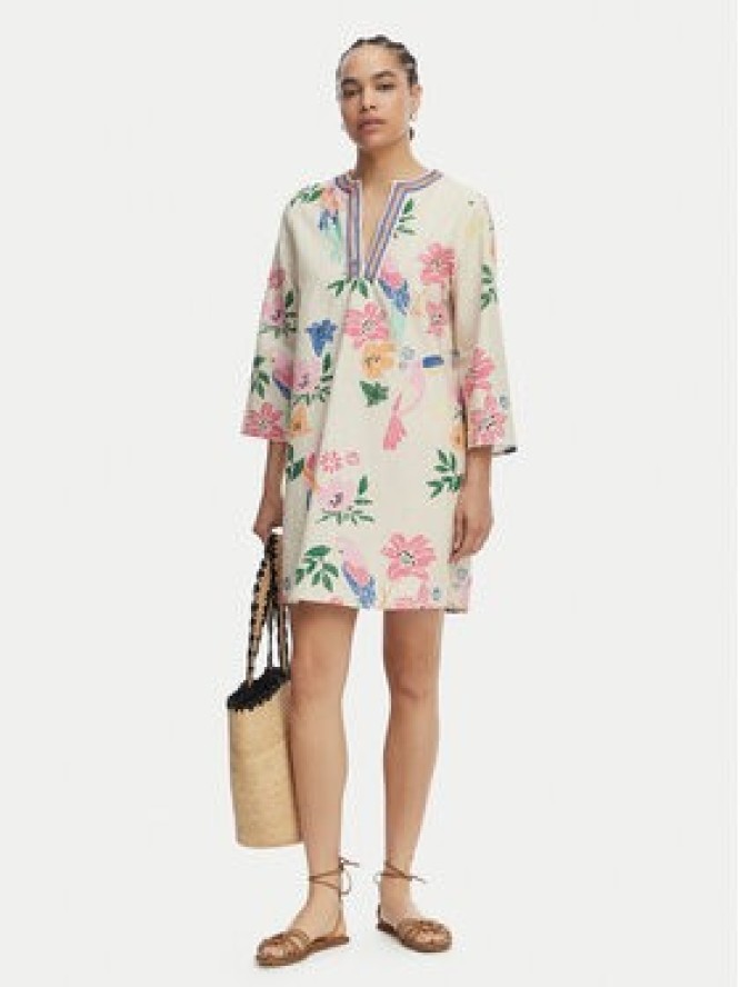 LOLA CASADEMUNT Sukienka letnia LS2616036 Kolorowy Relaxed Fit