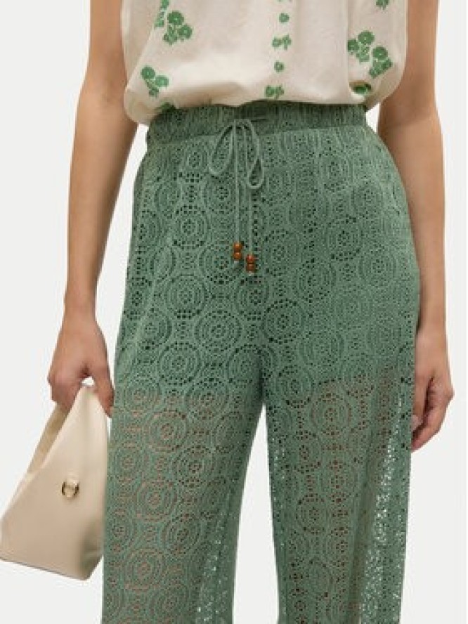 Vero Moda Spodnie materiałowe Maya 10325044 Zielony Wide Leg