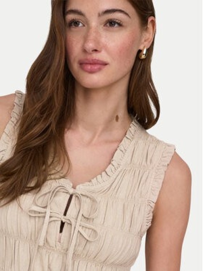 ONLY Bluzka Goa 15363693 Beżowy Regular Fit