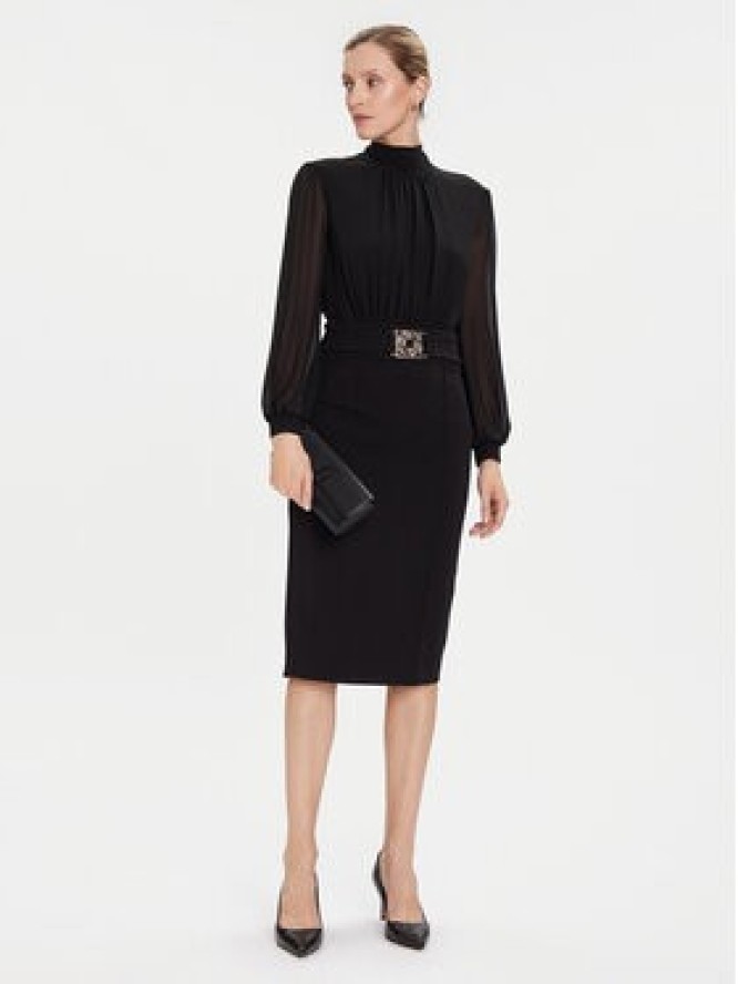 Rinascimento Sukienka koktajlowa CFC0126210003 Czarny Slim Fit