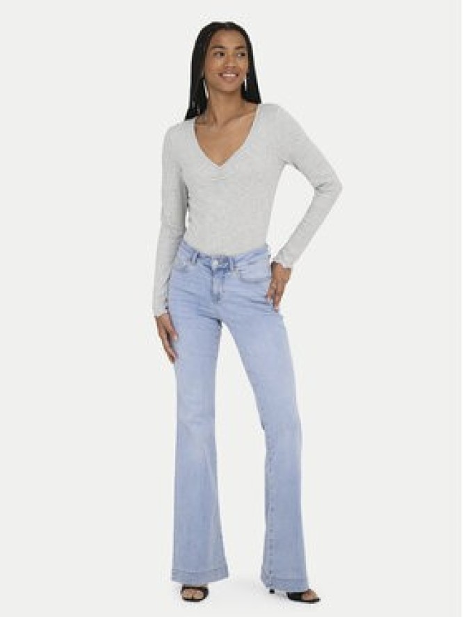 ONLY Jeansy Onlblush 15358364 Niebieski jasny Flare Fit