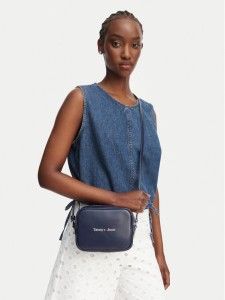 Tommy Jeans Torebka Camera Bag AW0AW15029 Granatowy