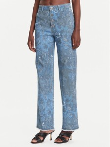 Desigual Jeansy Pasley 25WWPW01 Niebieski Straight Fit