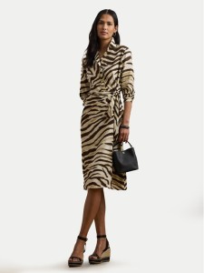 LAUREN RALPH LAUREN Sukienka koszulowa 200970833001 Beżowy Regular Fit