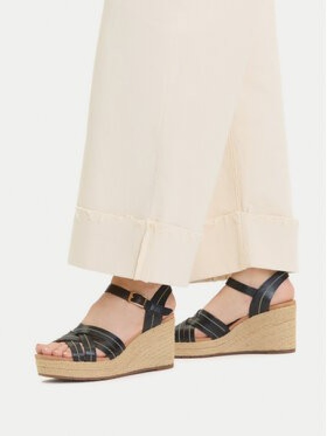 Clarks Espadryle Sabina Strap 26181462 Czarny