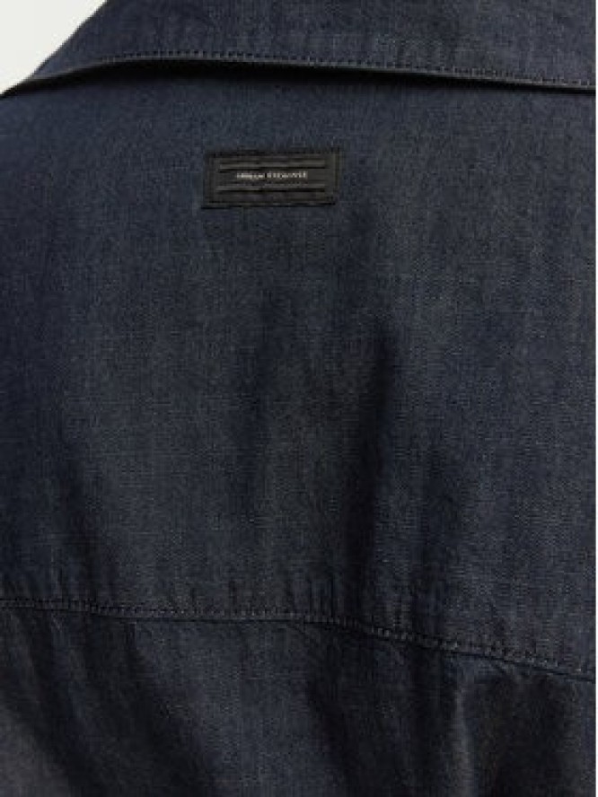Armani Exchange Sukienka koszulowa XW001794 AF21337 MB001 Granatowy Regular Fit