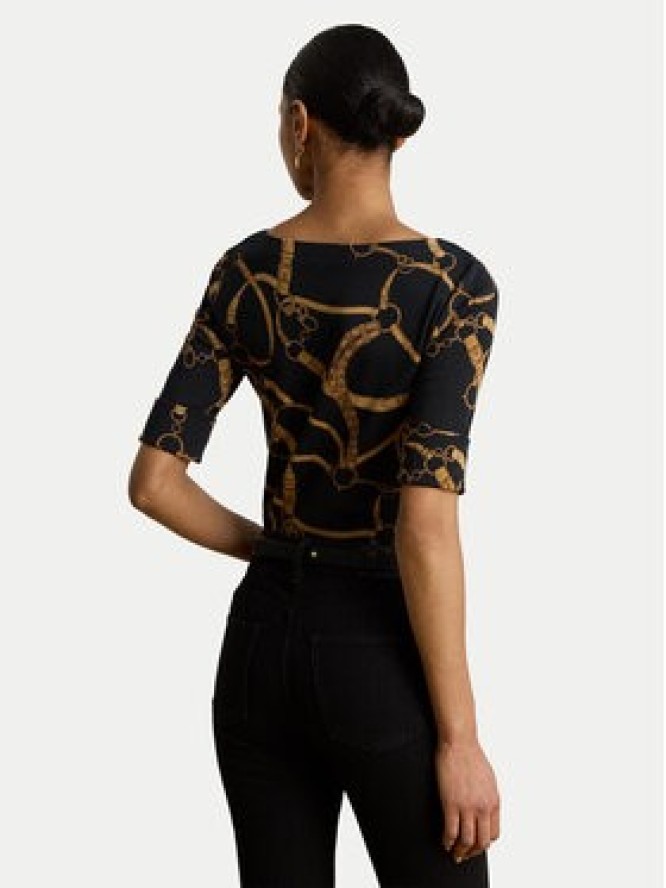 LAUREN RALPH LAUREN Bluzka Judy 200P13948001 Czarny Regular Fit
