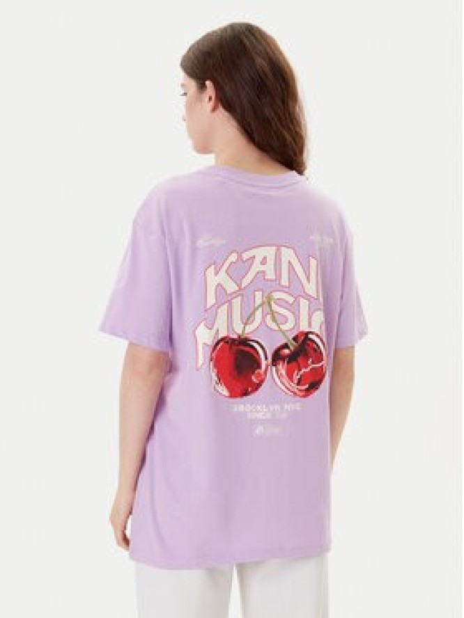 Karl Kani T-Shirt Cherry Print PD00005461 Fioletowy Oversize