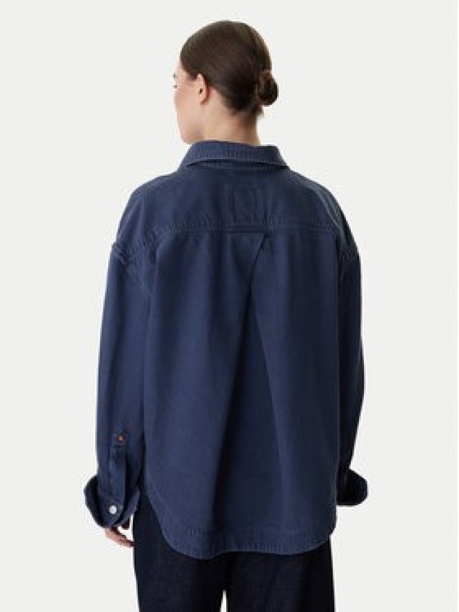 BOSS Koszula jeansowa 50552520 Szary Oversize