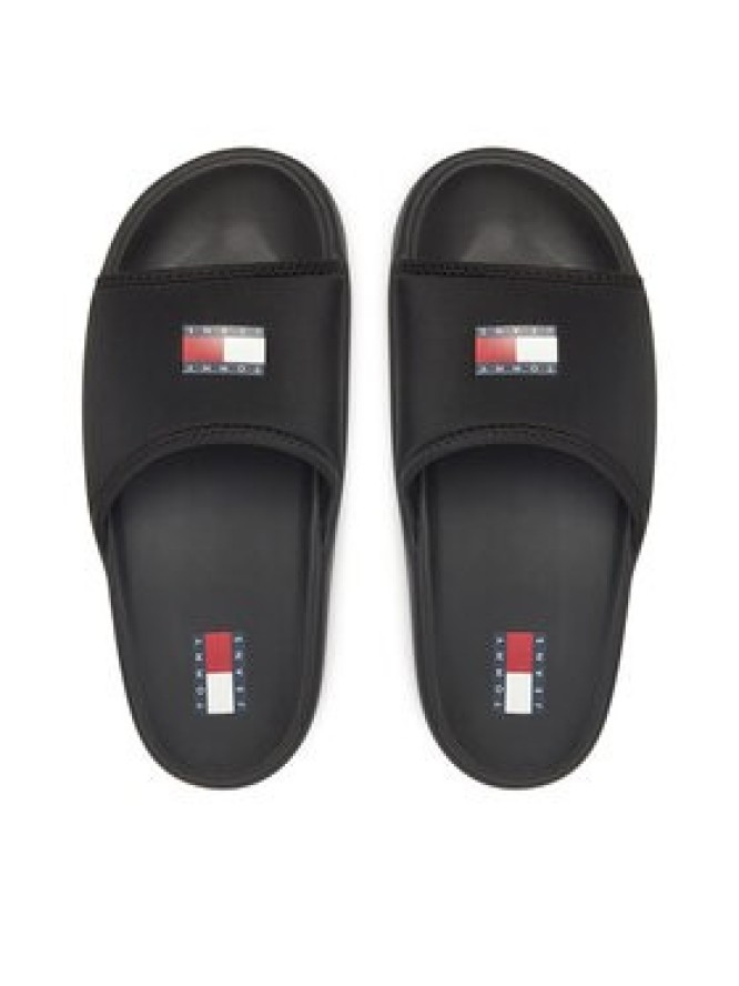 Tommy Jeans Klapki Tjw Comfy Pool Slide EN0EN02765 Czarny