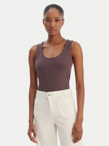 Marella Top Tiglio 2615941051 Brązowy Slim Fit