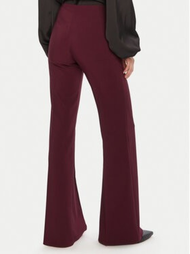 Rinascimento Spodnie palazzo CFC0125425003 Bordowy Wide Leg