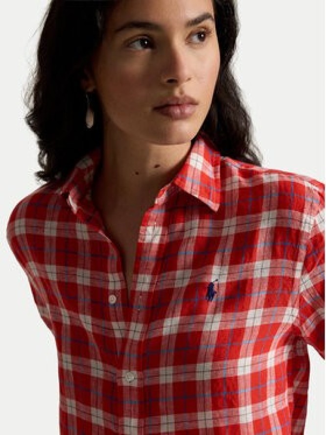 Polo Ralph Lauren Koszula 211970733500 Czerwony Classic Fit
