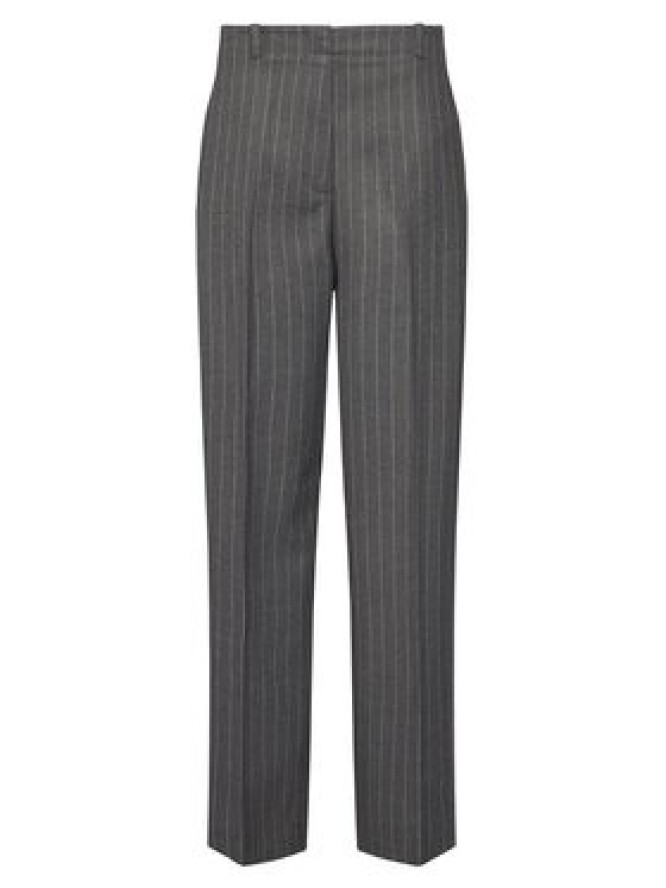 Tommy Hilfiger Spodnie materiałowe WW0WW47550 Szary Wide Leg