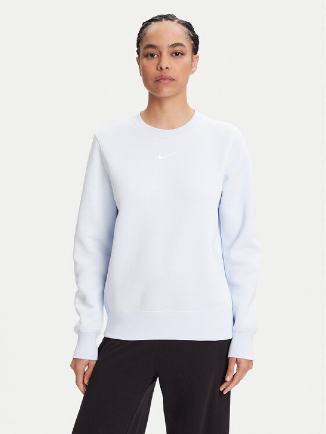 Nike Bluza Phoenix Fleece DQ5751 Błękitny Regular Fit
