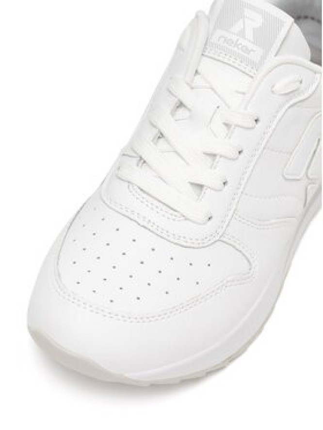 Rieker Revolution Lifestyle Sneakersy W2401-80 Biały