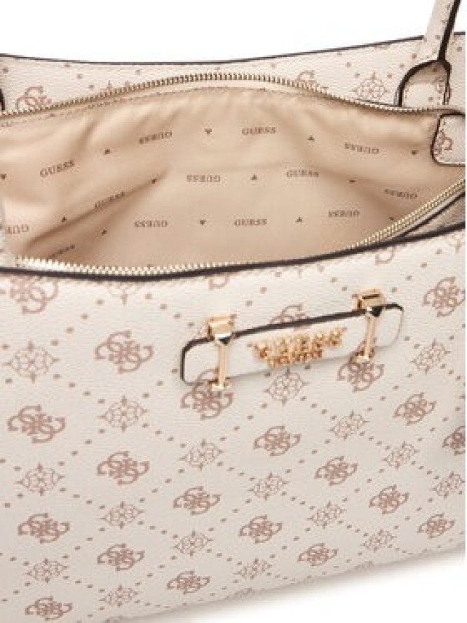Guess Torebka Carrie Logo HWGP98 98220 Écru