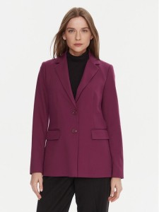 United Colors Of Benetton Marynarka 2L4HDW02W Fioletowy Slim Fit