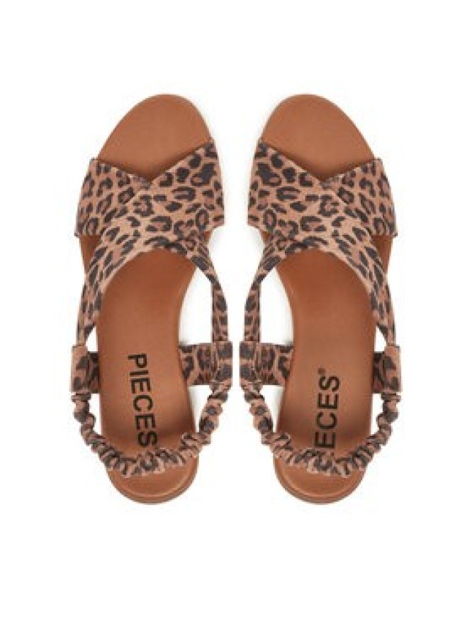 Pieces Sandały 17149555 Czarny