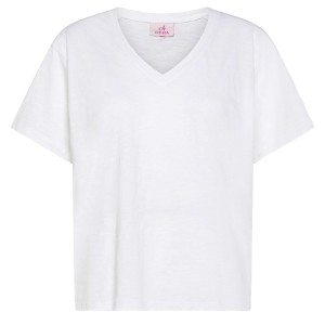 T-Shirt Deha Flamme' Szeroki Dekolt W Serek Damskie