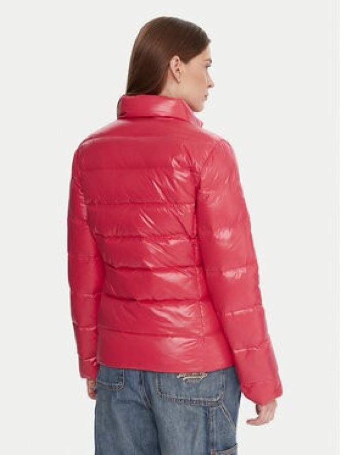 Tommy Jeans Kurtka puchowa DW0DW21618 Różowy Slim Fit